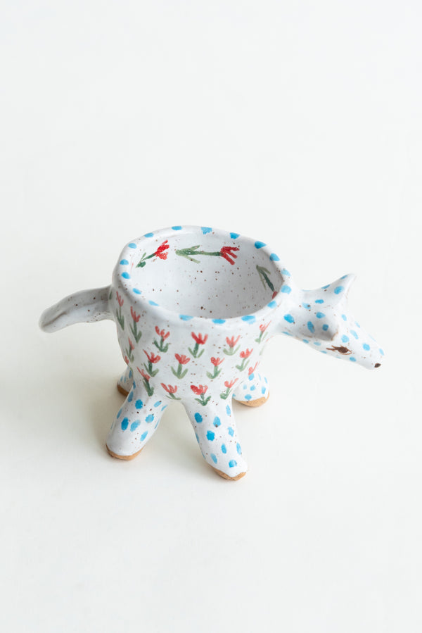 KB Clay 14 Horse Salt Bowl