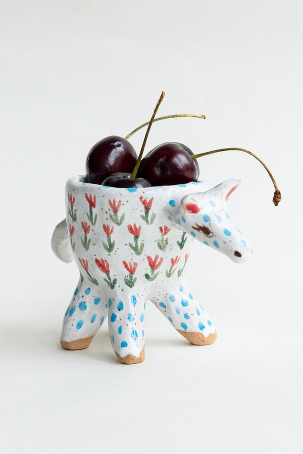 KB Clay 14 Horse Salt Bowl