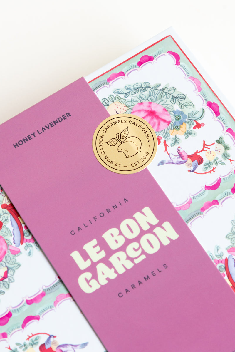 Le Bon Garcon - Honey Lavender Caramels 6 oz Gift Box