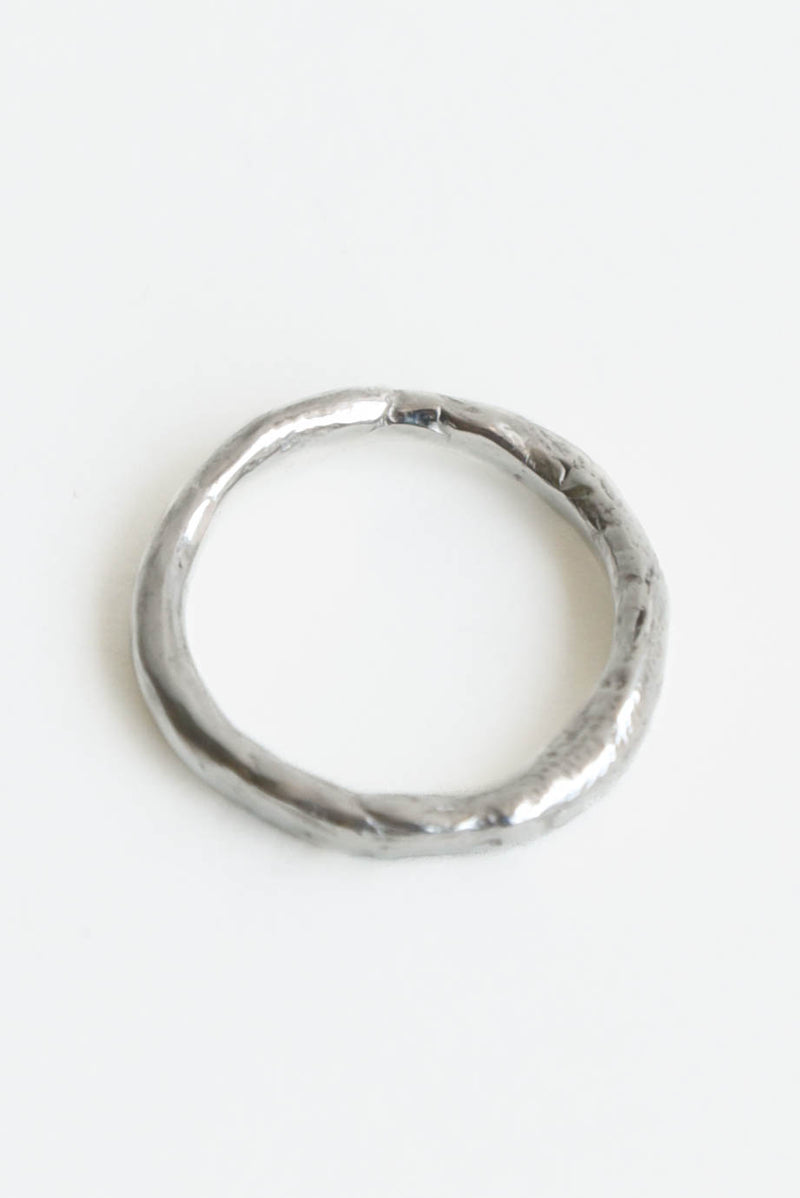 Moon Face Jewels Thin Band