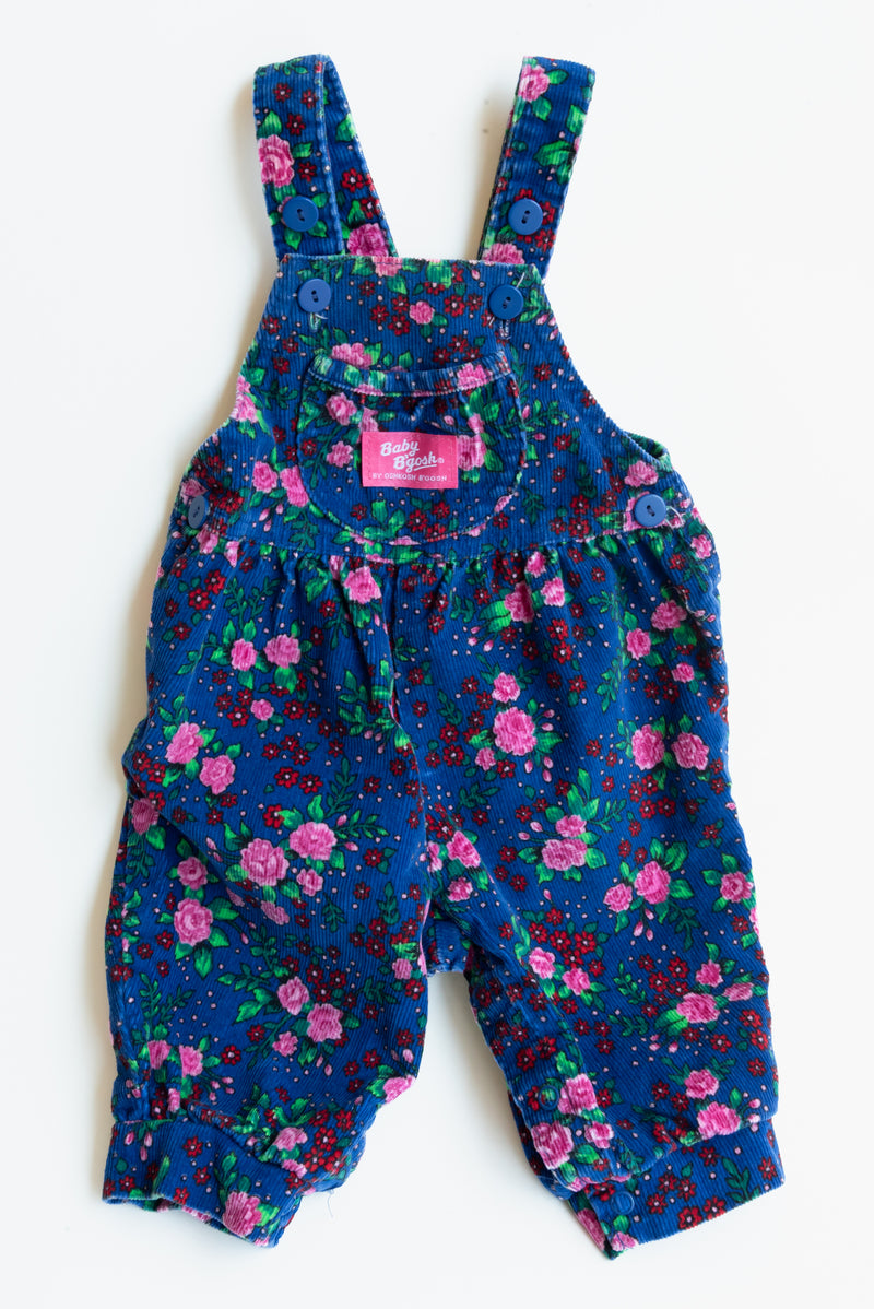 ma15 Blue Floral Oshkosh Overalls