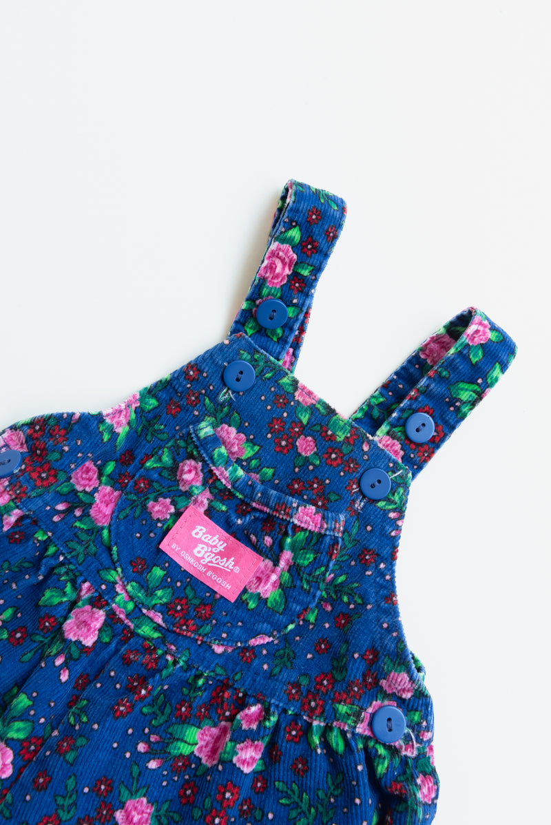 ma15 Blue Floral Oshkosh Overalls