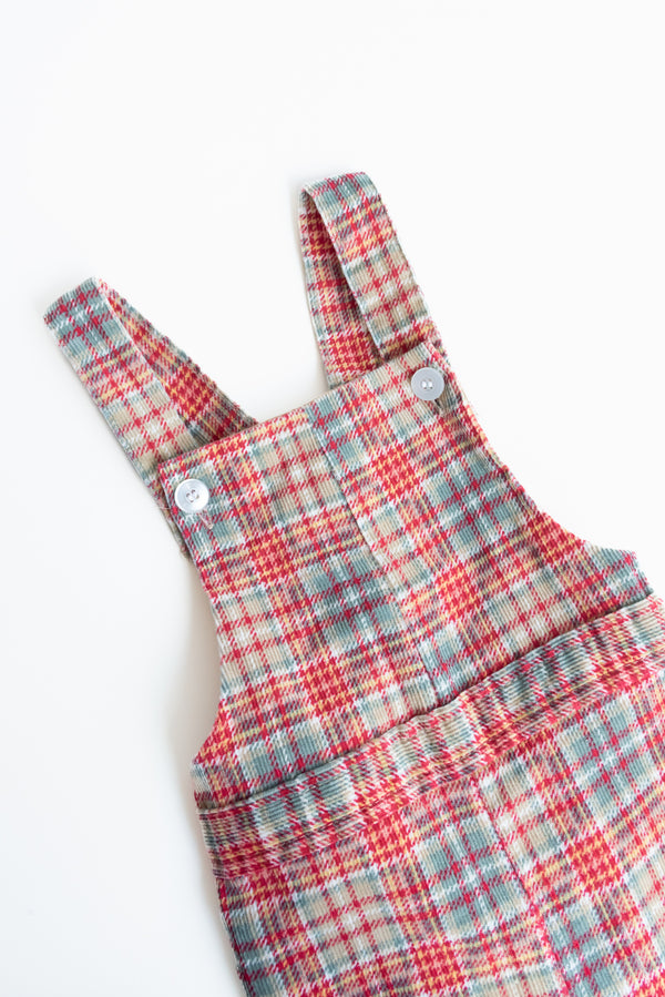 ma21 Plaid overalls