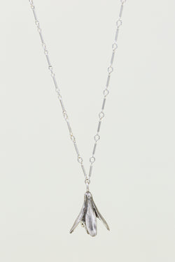 Moon + Arrow Seed Pod Necklace