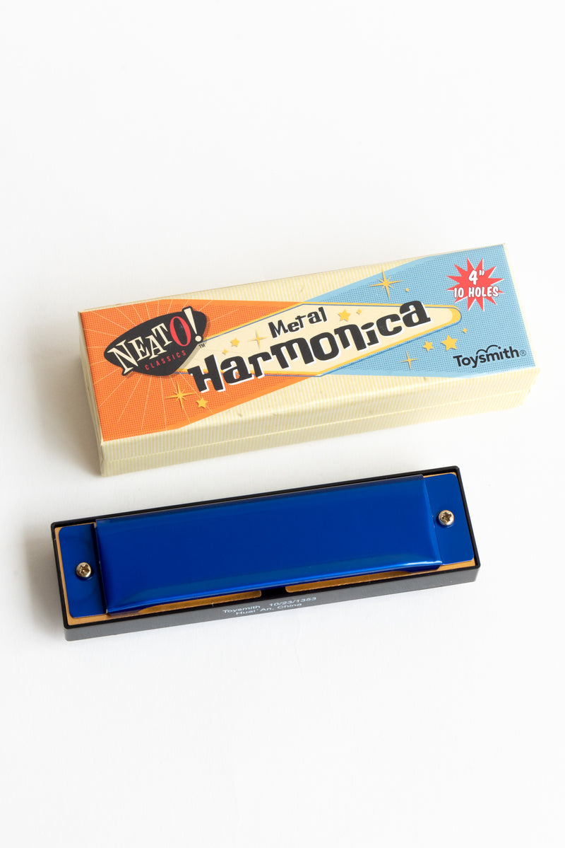 Neato! 4" Metal Harmonica