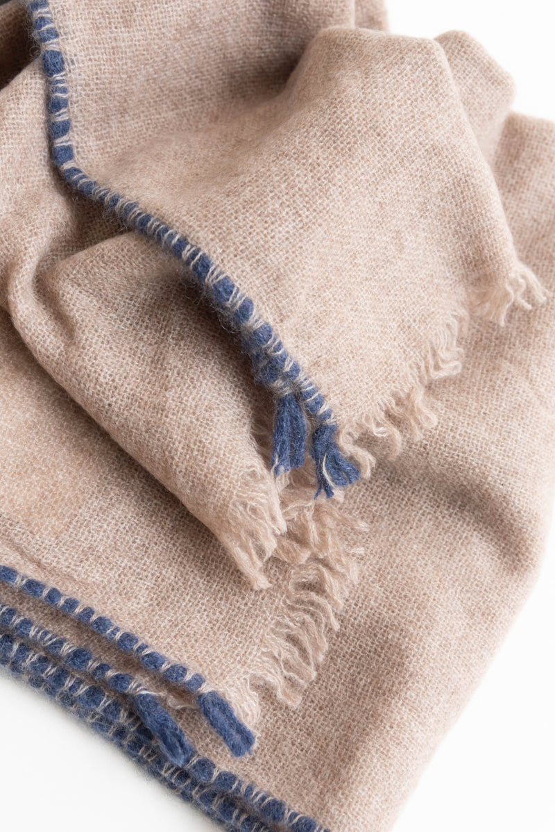 Oats & Rice Weaver Cashmere Scarf