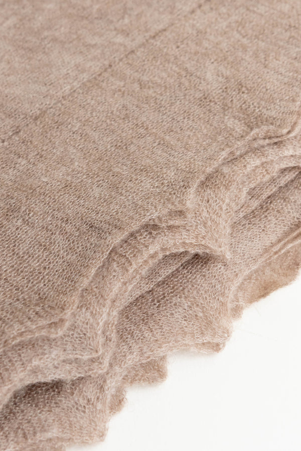 Oats & Rice Lightweight Scalloped Scarf