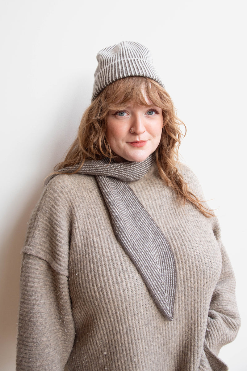 Oats & Rice Sailor Rib Neck Scarf