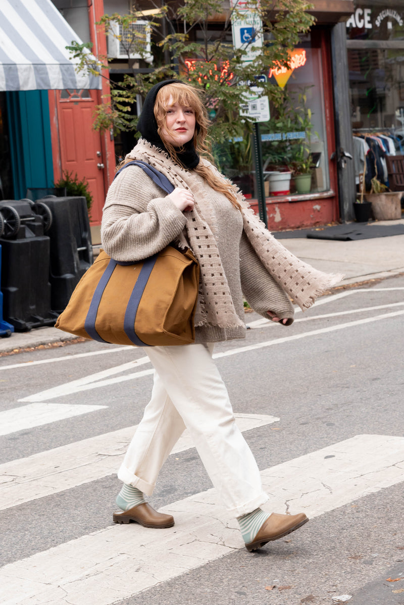 Oats & Rice Open Grid Scarf