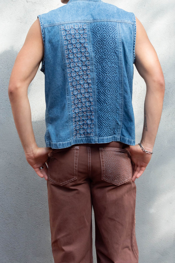 Ondo denim vest, crossroads