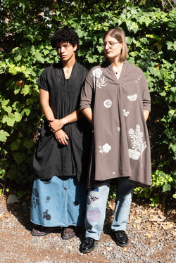 Ondo Gray Stamped Dress