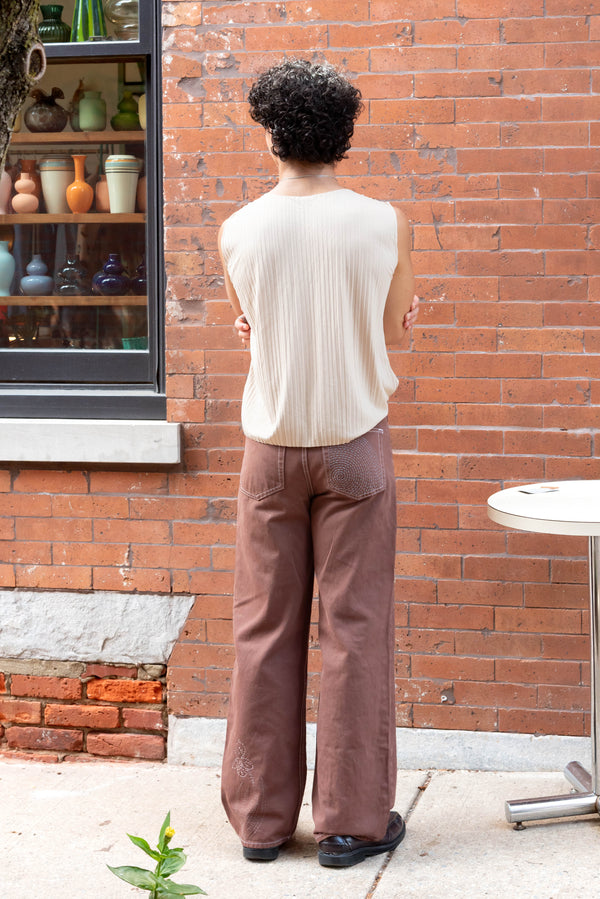 Ondo Brown "Just Black Denim" Pants