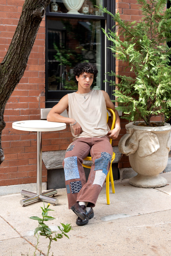 Ondo Brown "Just Black Denim" Pants