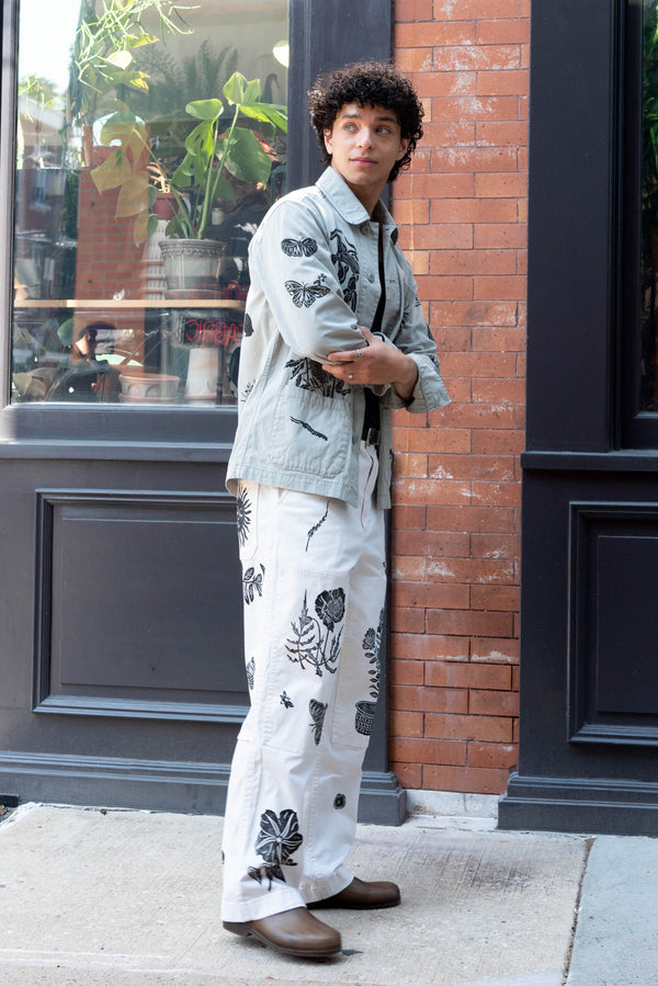 Ondo Theory White Canvas Pants