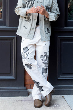 Ondo Theory White Canvas Pants