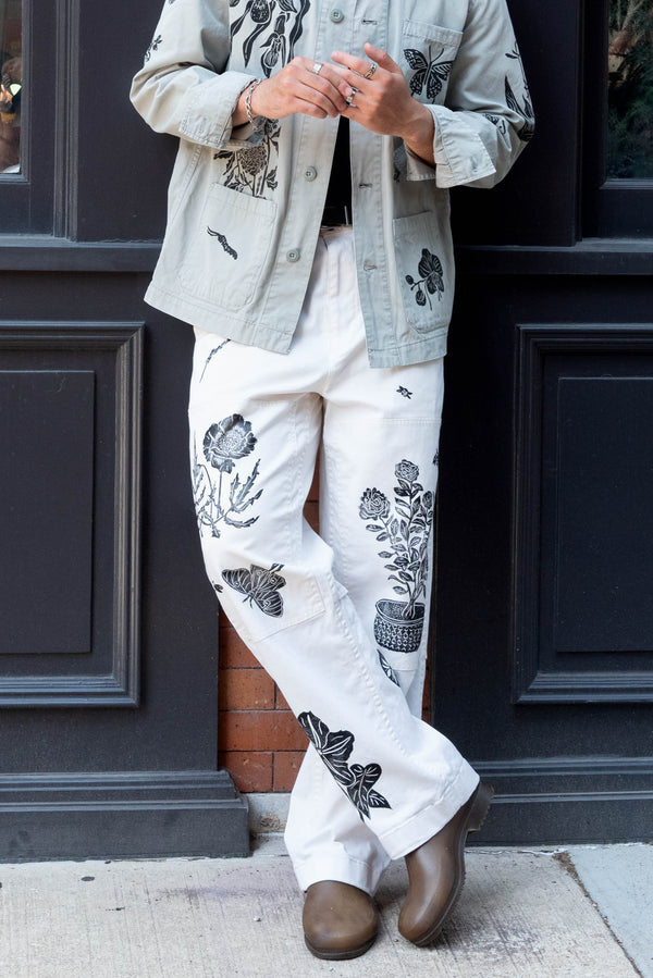 Ondo Theory White Canvas Pants