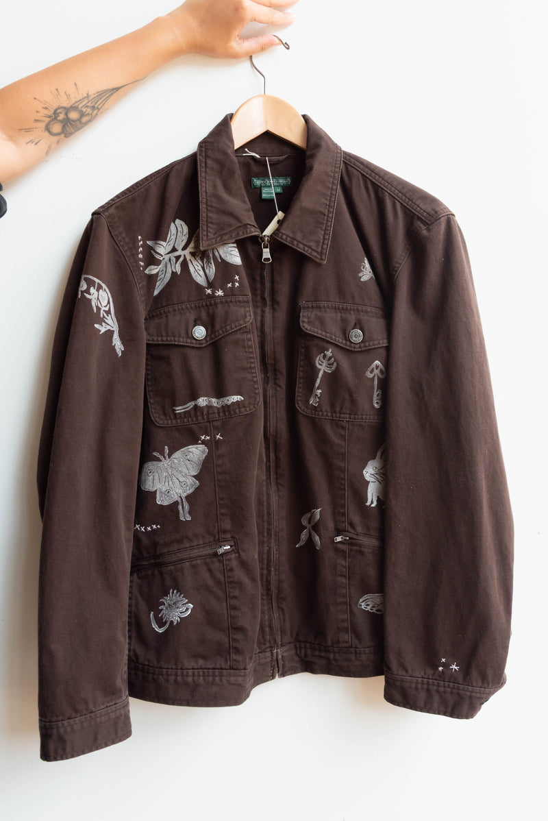Ondo Green tag Ralph Lauren Brown Jacket