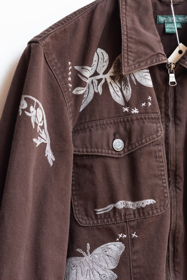 Ondo Green tag Ralph Lauren Brown Jacket