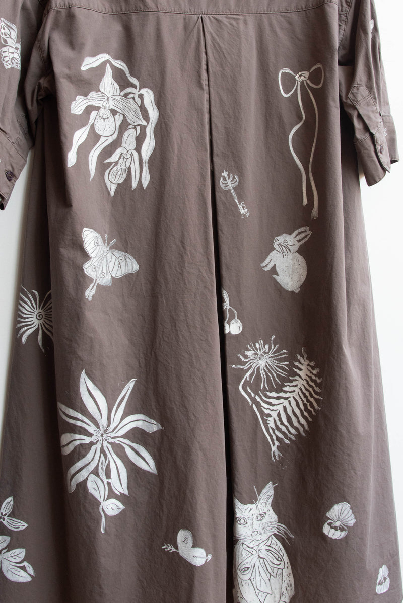 Ondo Gray Stamped Dress