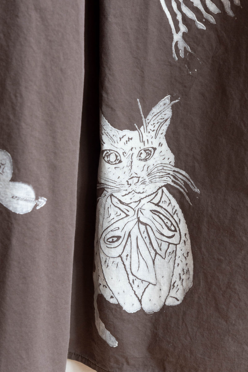 Ondo Gray Stamped Dress