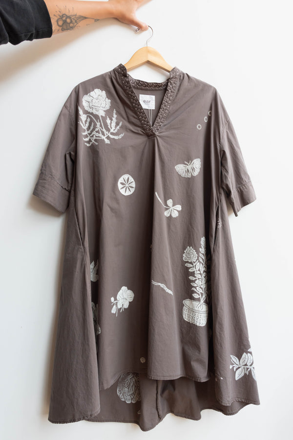 Ondo Gray Stamped Dress