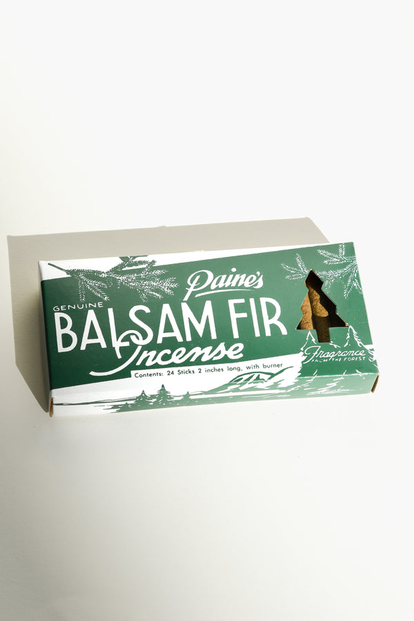 Paine's Balsam Fir 24 Incense Sticks with Burner