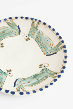 Kiliim Donkey Ceramic Serving Plate