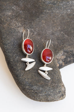 Niki Leist Prospect Earrings In Carnelian