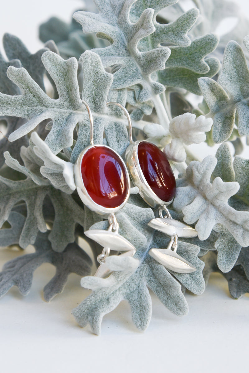 Niki Leist Prospect Earrings In Carnelian