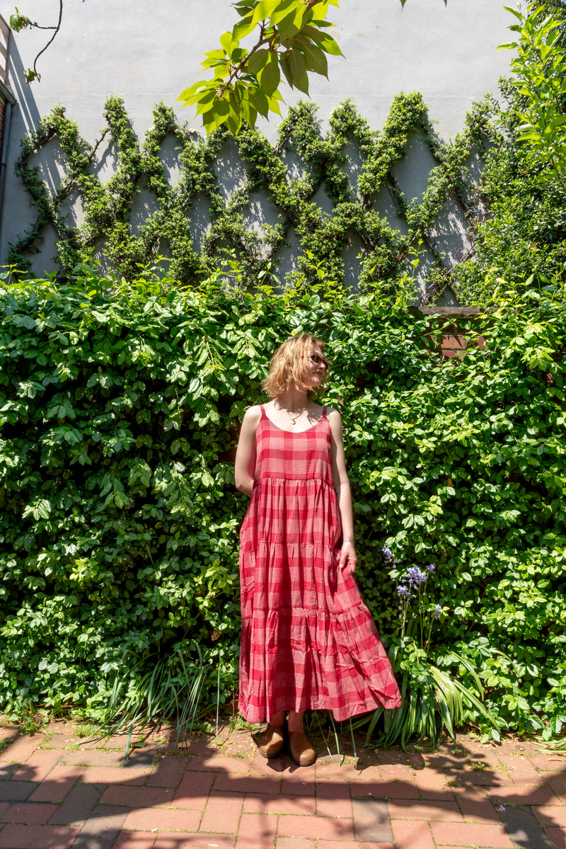 Tales Untold Red Dahlia Dress