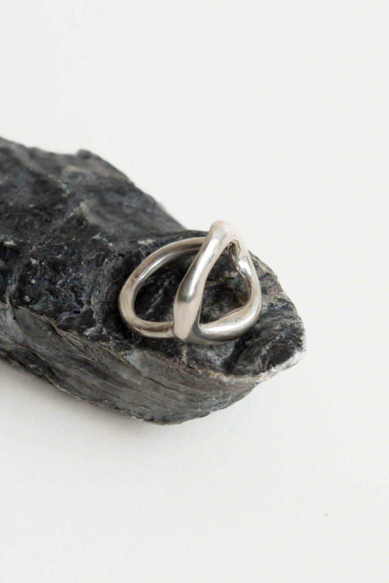 Renee Frances Tire Ring in Silver