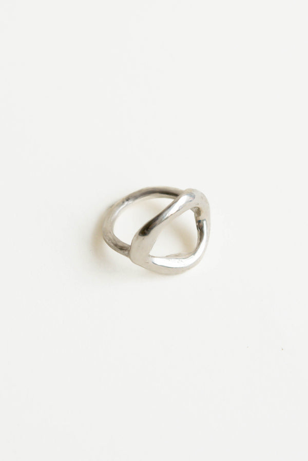 Renee Frances Tire Ring in Silver