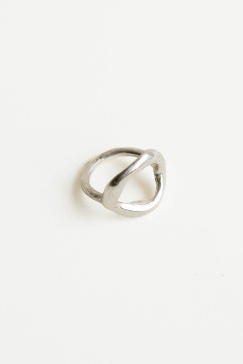 Renee Frances Tire Ring in Silver