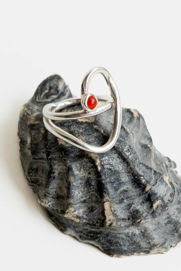 Renee Frances Pirouette Ring with Carelian