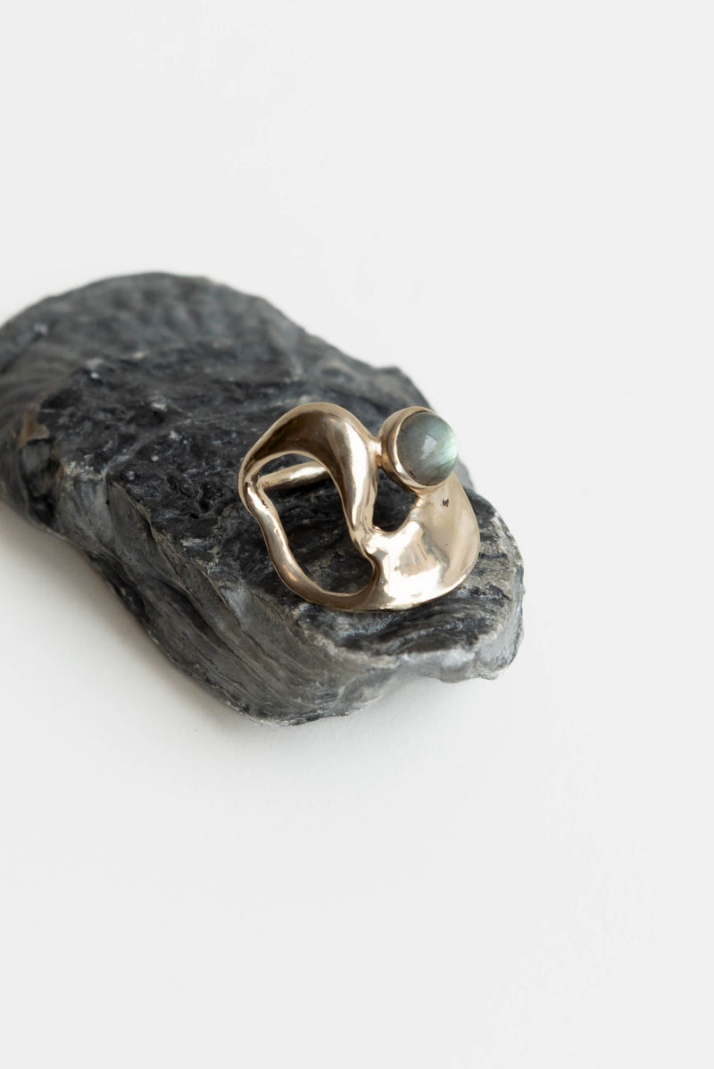 Renee Frances Matisse Ring with Labradorite