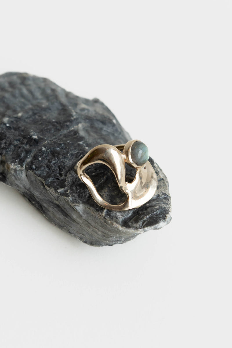 Renee Frances Matisse Ring with Labradorite