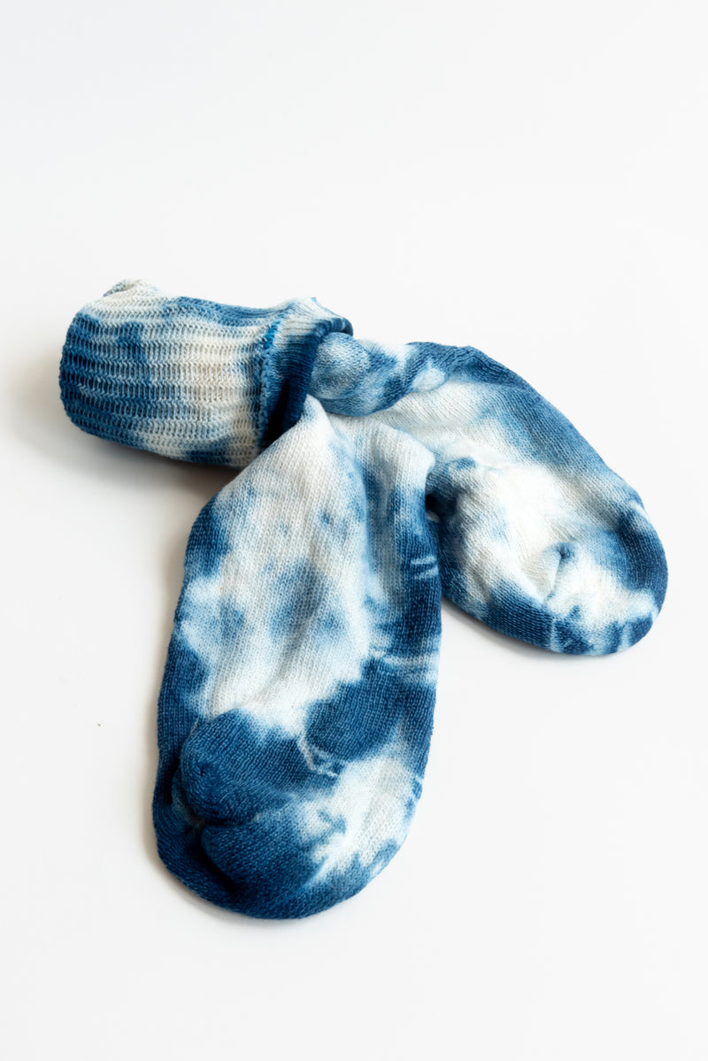 Rosemarine Indigo Tie-Dye Socks