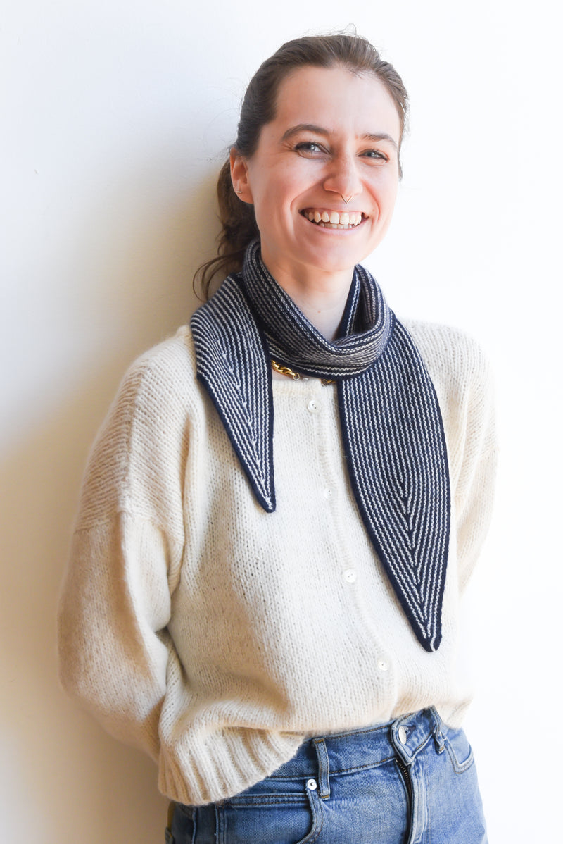 Oats & Rice Sailor Rib Neck Scarf