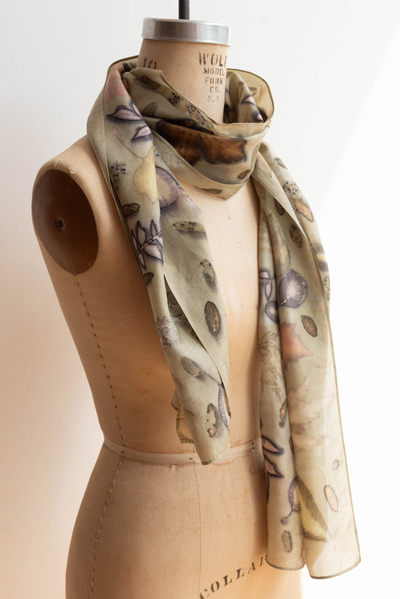 PK Flora - Large Chameuse Silk Scarves / 19.5 momme