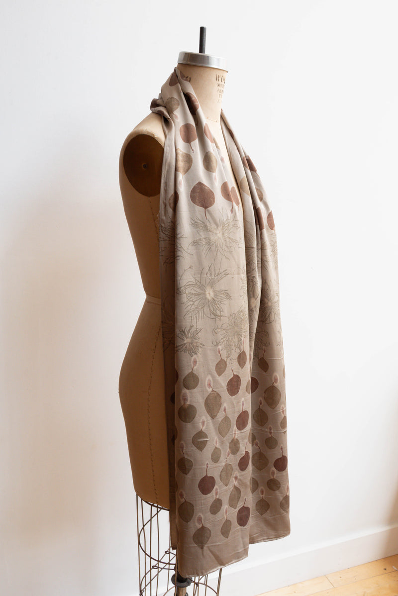 PK Flora - Large Chameuse Silk Scarves / 19.5 momme