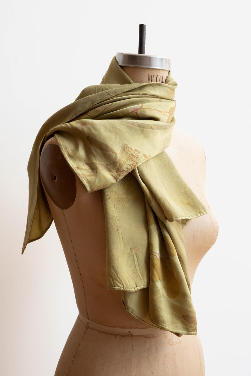 PK Flora - Large Chameuse Silk Scarves / 19.5 momme