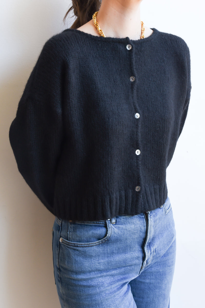 Yanawara Ankuwillka Cardigan in Black