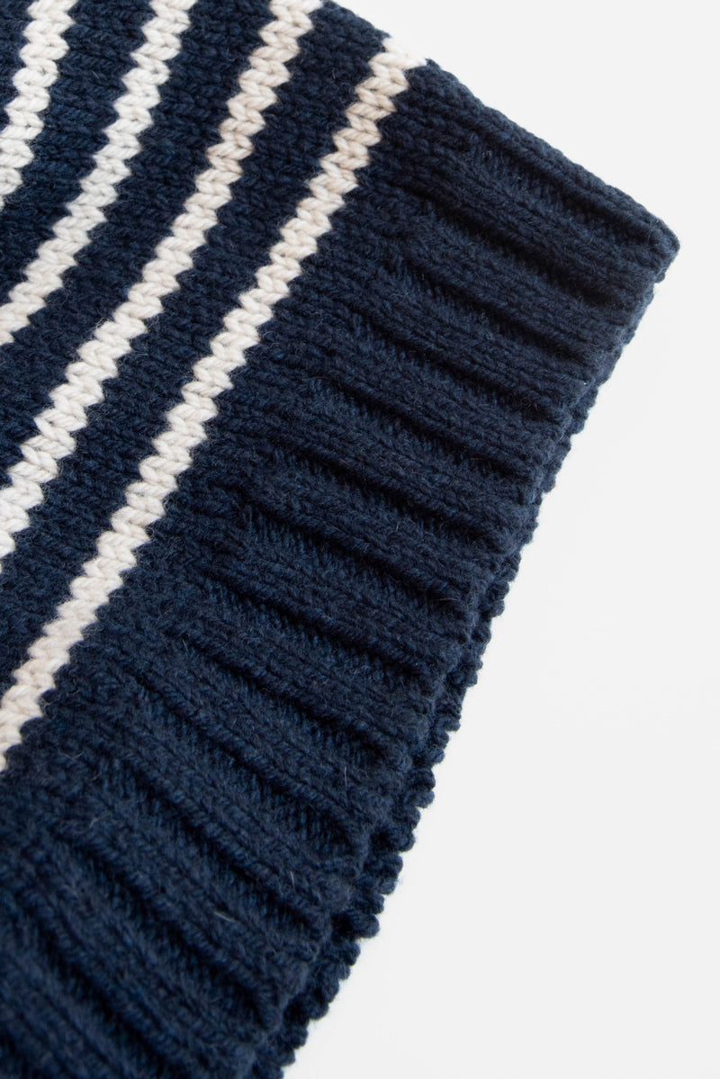 McConnell Breton Stripe Sweater in Navy