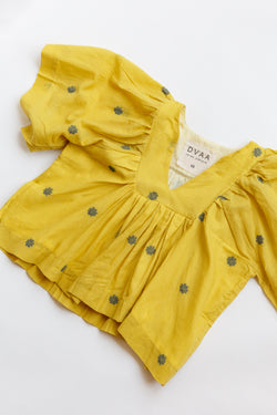 Tales Untold Bhetki Top in Green