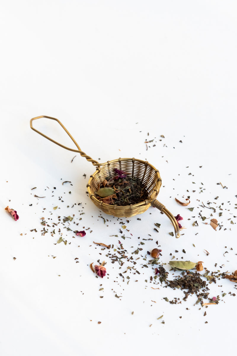 Bellocq Tea Petit Brass Strainer