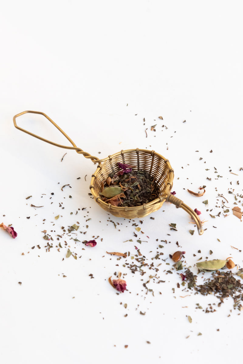 Bellocq Tea Petit Brass Strainer