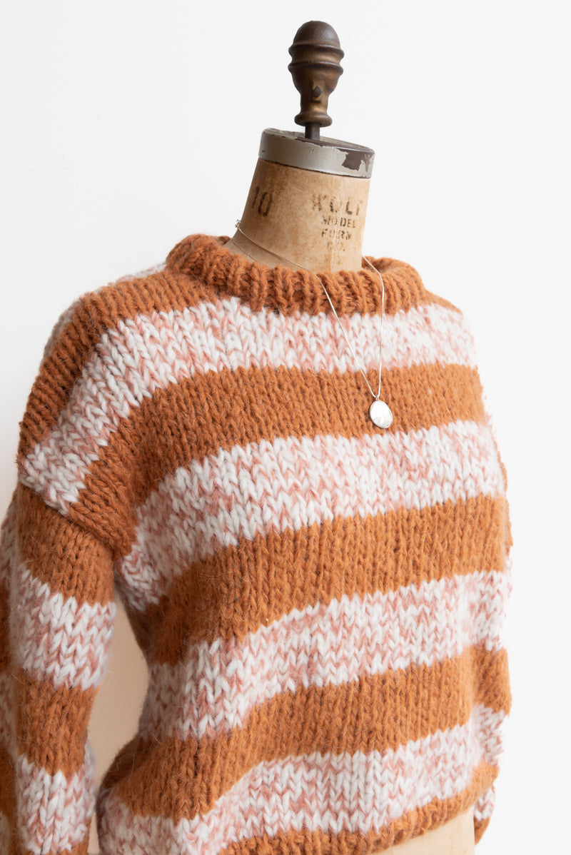 URSA Textiles stripe Mohair Sweater