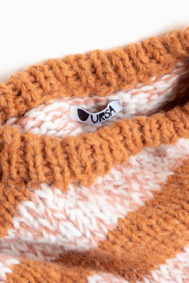 URSA Textiles stripe Mohair Sweater