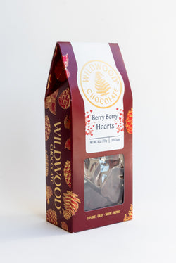 Wildwood Chocolate Berry Berry Heart Chocolates