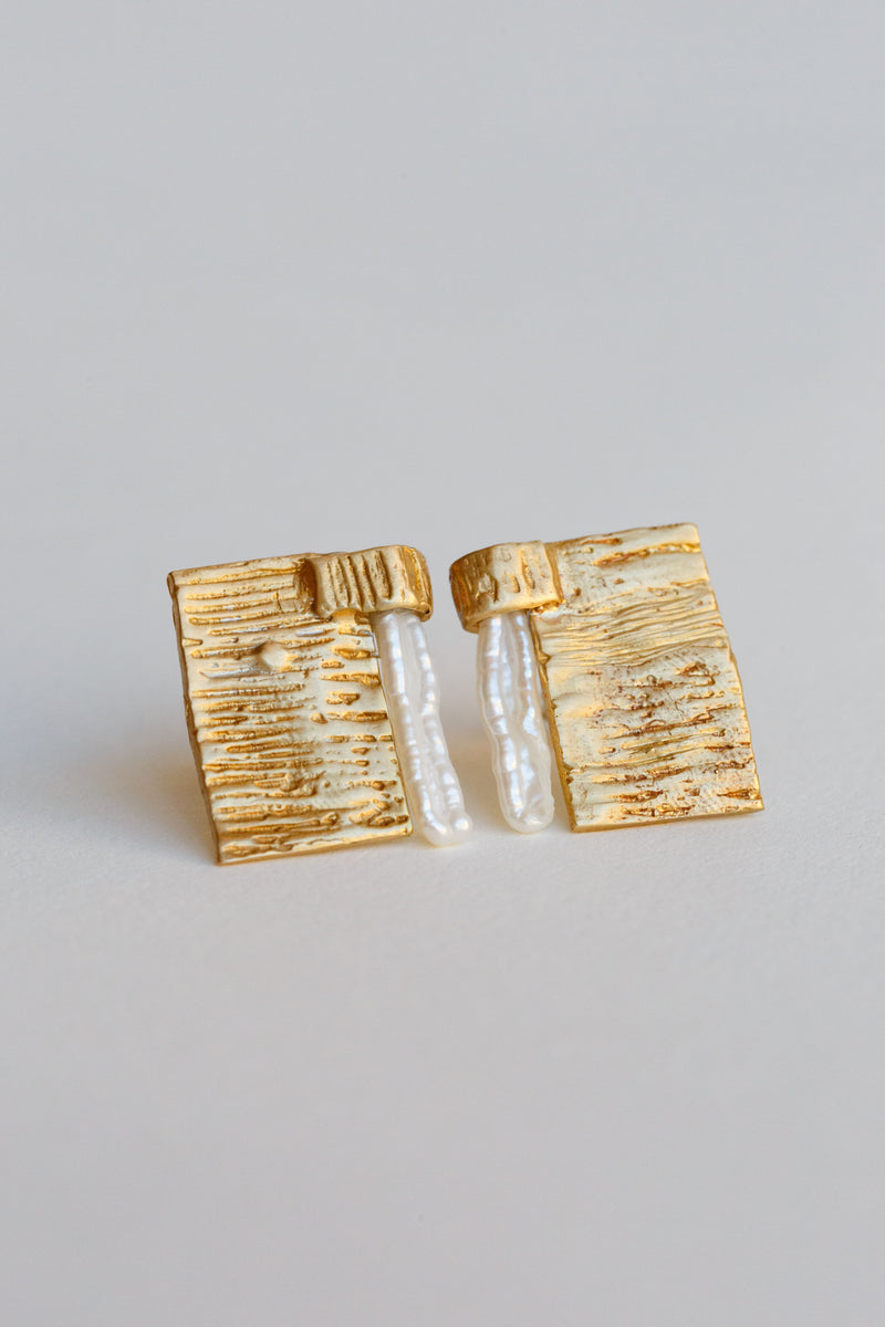 8.6.4 brass earrings